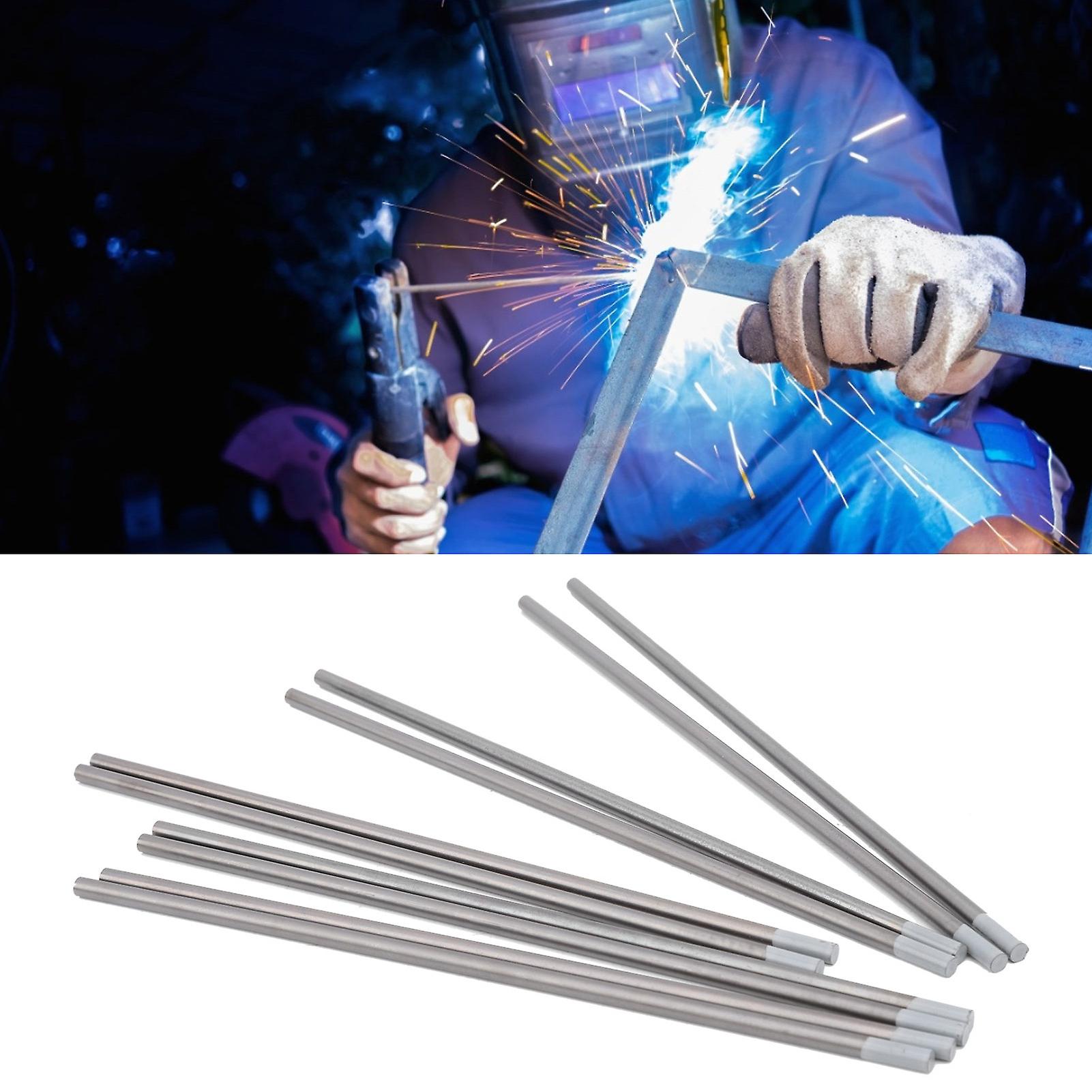 10pcs Cerium Tungsten Electrodes For Tig Welding Argon Arc Needle Grey Head Wc20 4x175mm - High Efficiency And Stable Performance For Sheet Stainless