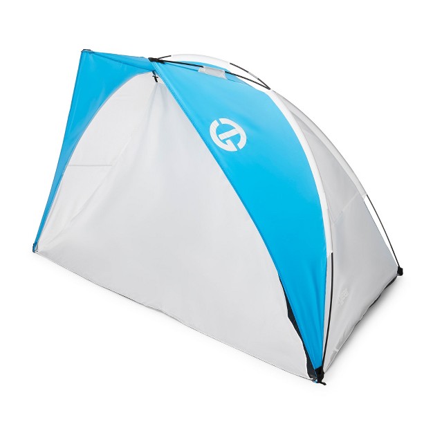 Tahoe Gear Cruz Bay Summer Sun Shelter And Beach Shade Tent Canopy Blue amp White