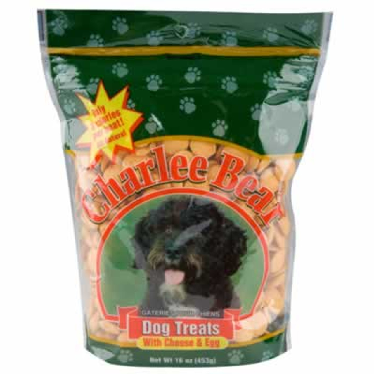 Charlee Bear Cheese and Egg Dog Treats， 16 Oz.