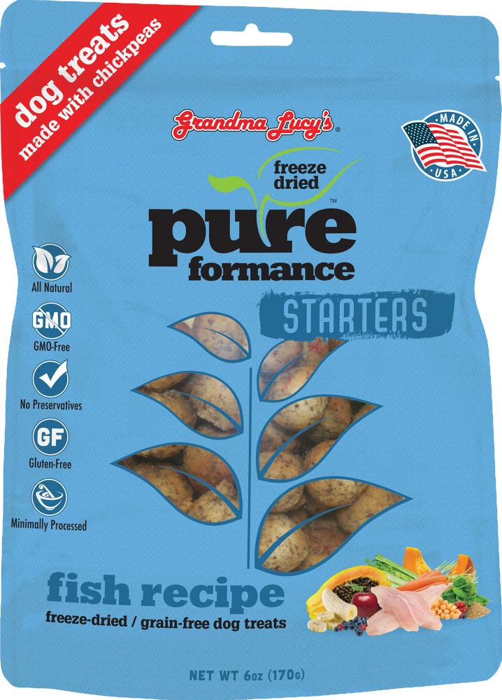 Grandma Lucys Pureformance Starters Fish Recipe Freeze Dried Dog Trea