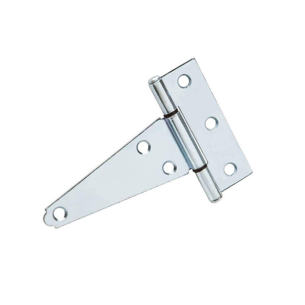 Everbilt 4 in. x 3-14 in. Zinc-Plated Heavy-Duty Tee Hinge 15407