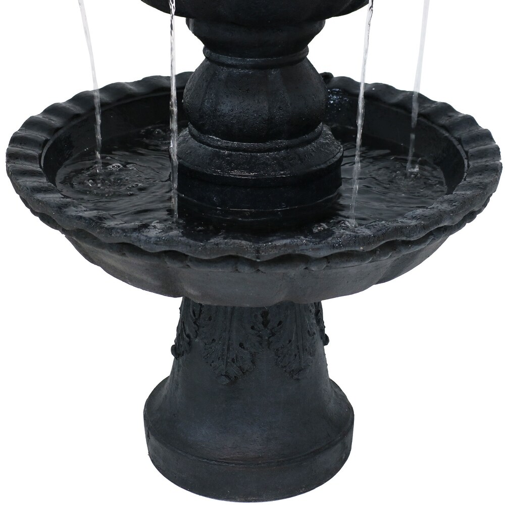 4 Tier Electric Pineapple Water Fountain Lightweight   Choose Color