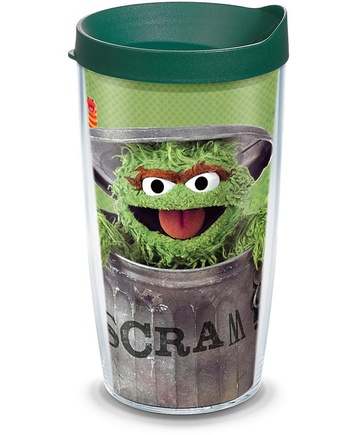 Tervis Tumbler Tervis Sesame Street Oscar Scram Made in USA Double Walled  Insulated Tumbler Travel Cup Keeps Drinks Cold and Hot 16oz Classic