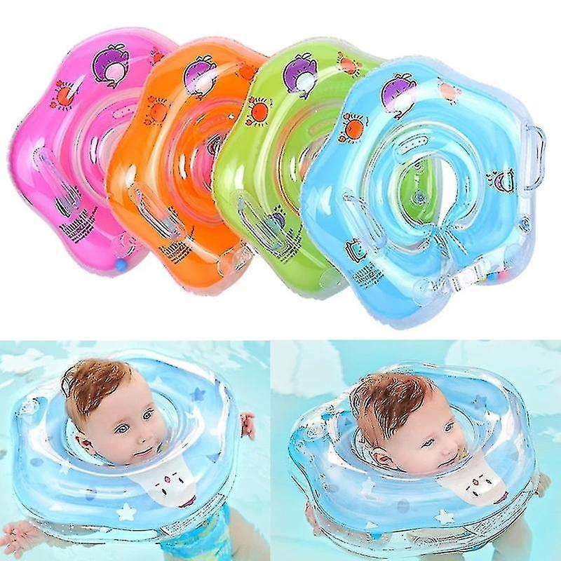 Baby Swimming Ring Neck Inflatable Safety Swim Accessories Float Circle