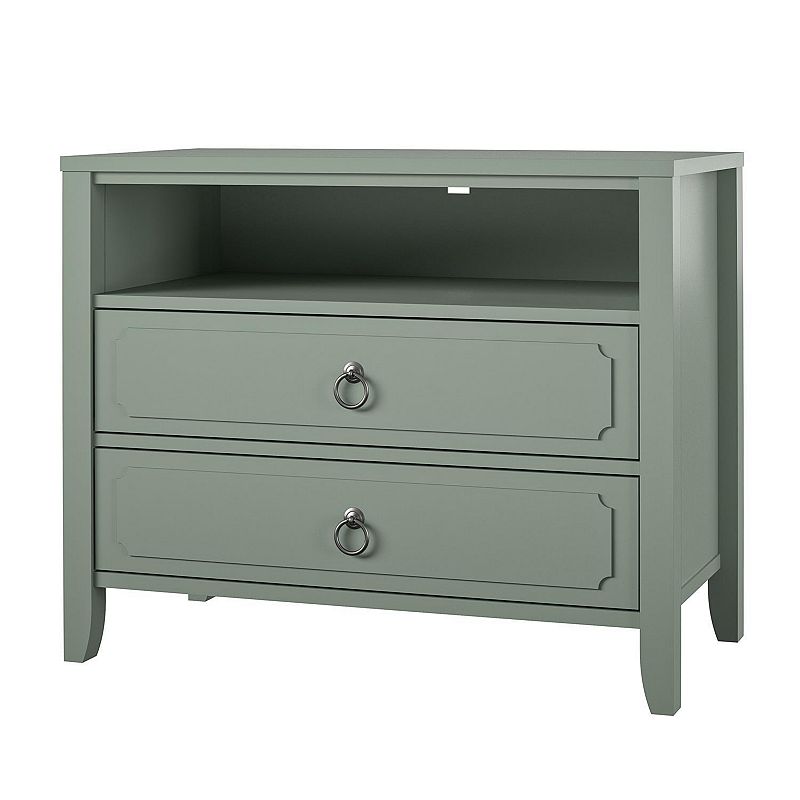 Novogratz Her Majesty 2-Drawer Nightstand