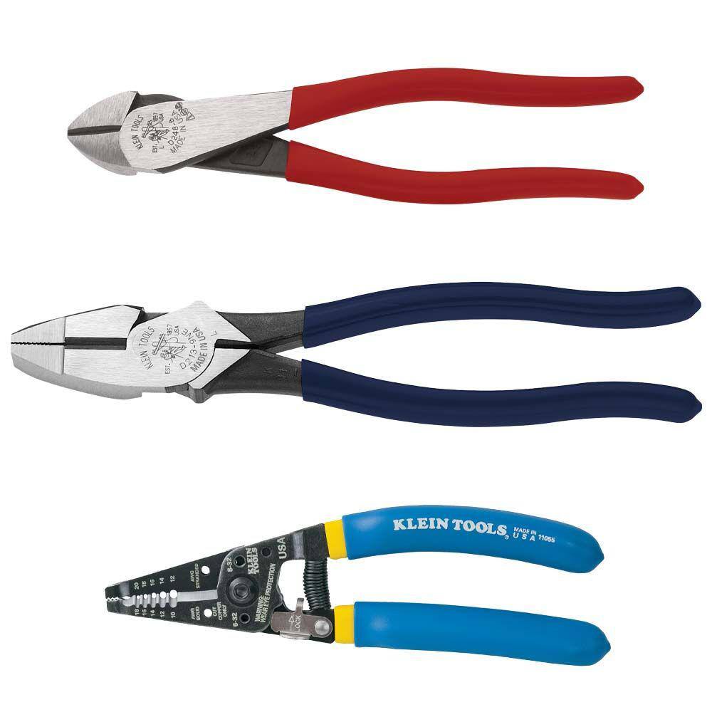 Klein Tools 3-Piece Stripper Pliers Kit 80121