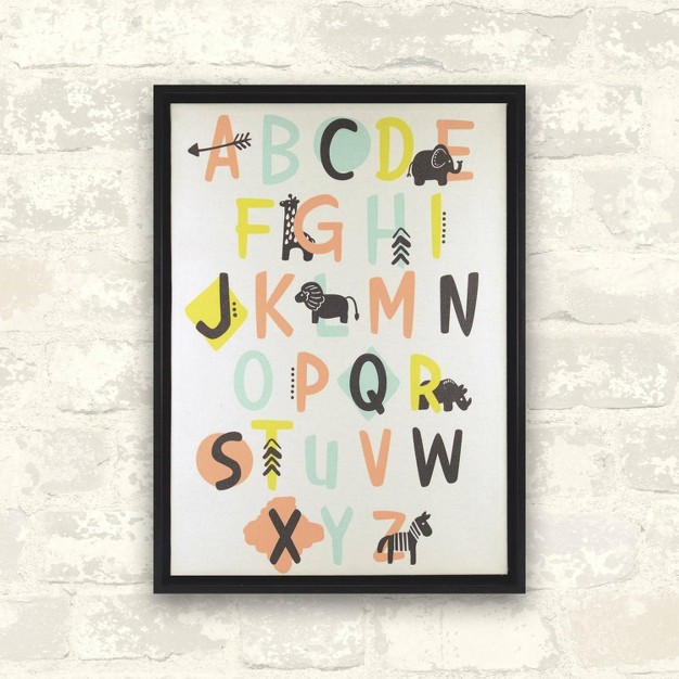 Roommates Framed Wall Poster Prints Alphabet