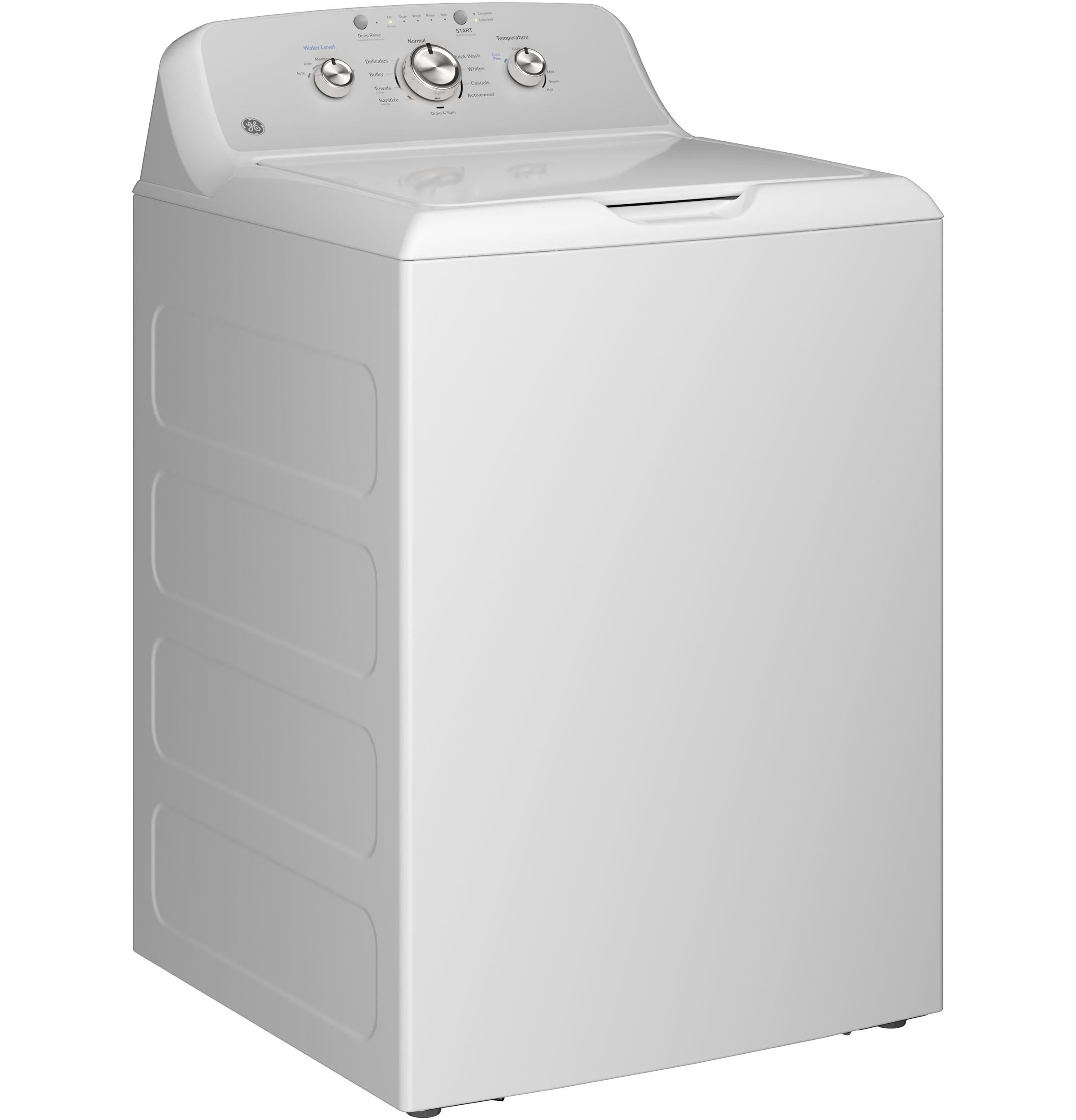 Ge Appliances GTW385ASWWS Ge® 4.3 Cu. Ft. Capacity Washer With Stainless Steel Basket,Cold Plus And Water Level Control​