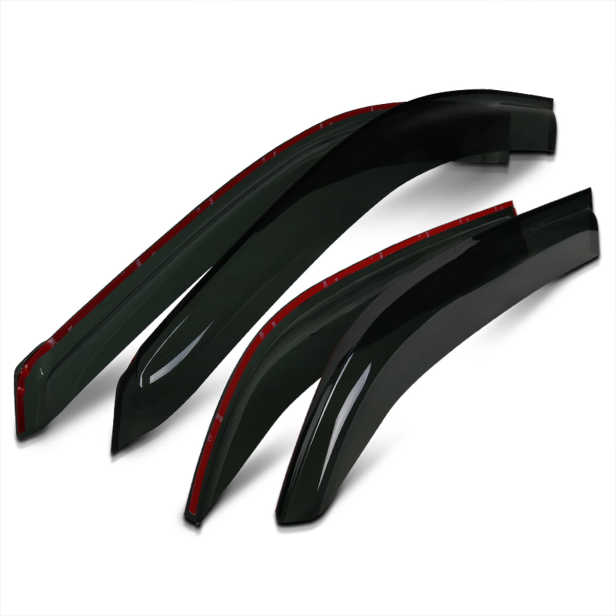 Spec-D Tuning Smoke Window Visors Rain Guard Shade Deflector X4 Compatible with Toyota Corolla 2009-2013