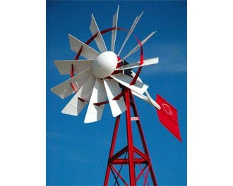 Outdoor Water Solutions 20 Foot Custom 2 Color Windmill PCW0091