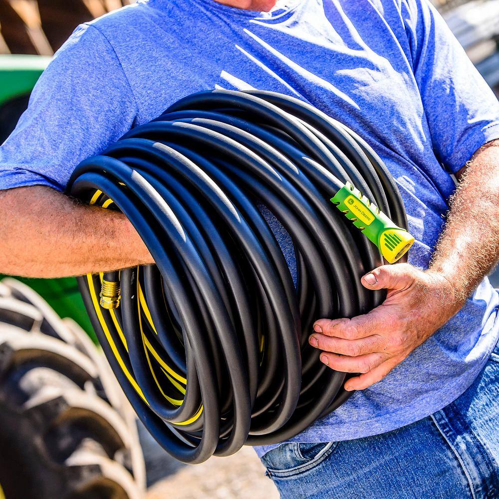 John Deere Rubber 58 in. x 50 ft. Hose CJDVP58050