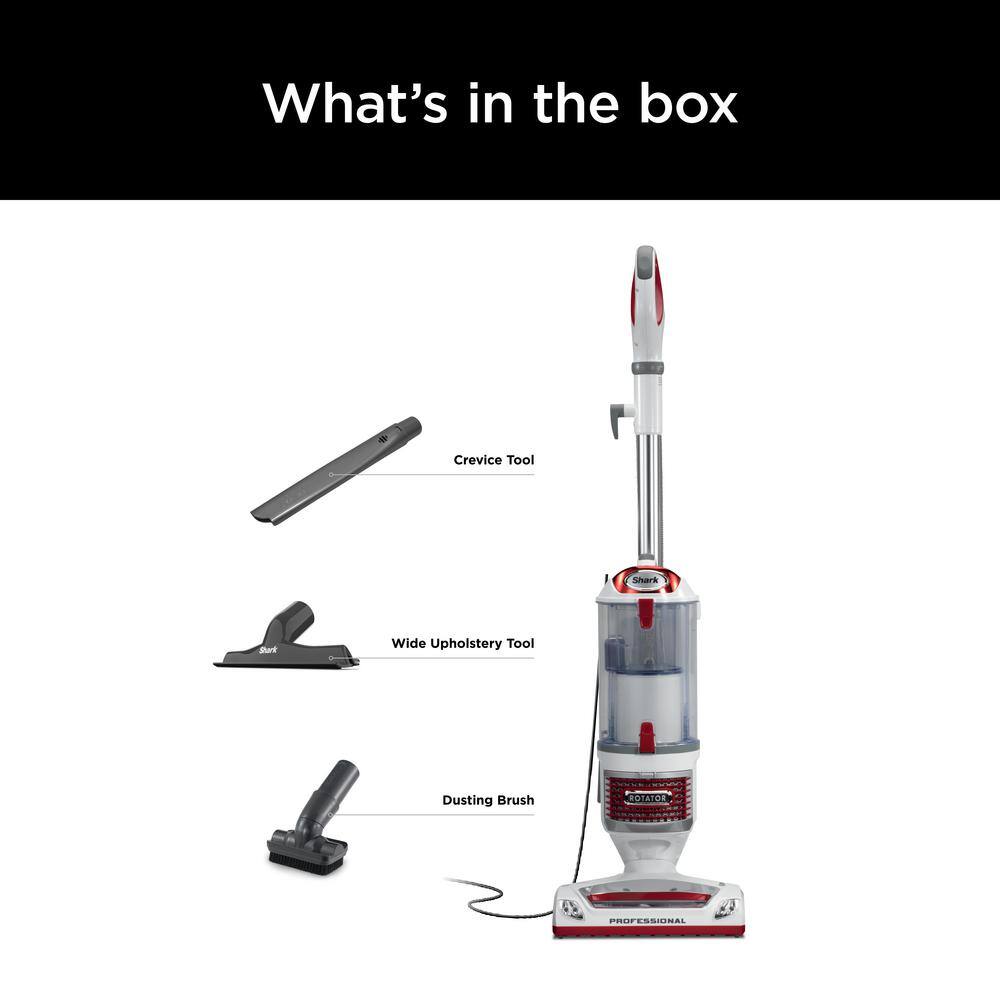 Shark Rotator Professional Lift-Away Bagless Corded HEPA Filter Upright Vacuum with XL Dust Cup in White - NV501 NV501