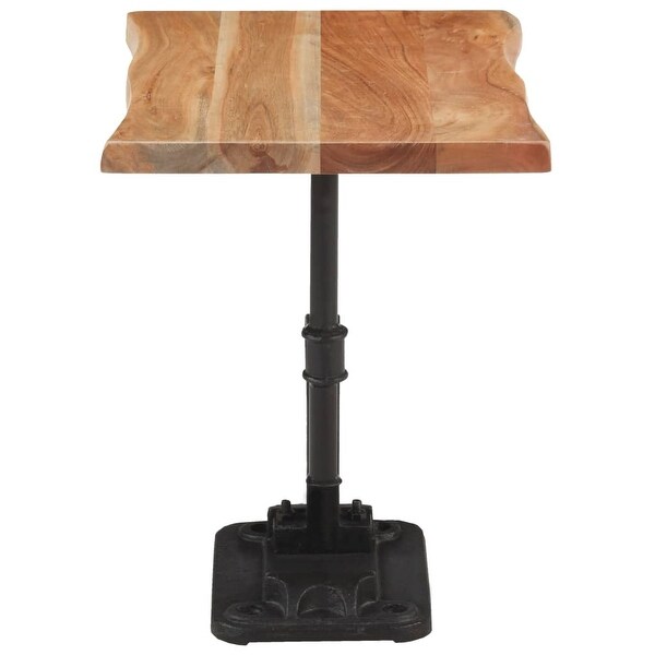 Side Table Light Wood 17.7