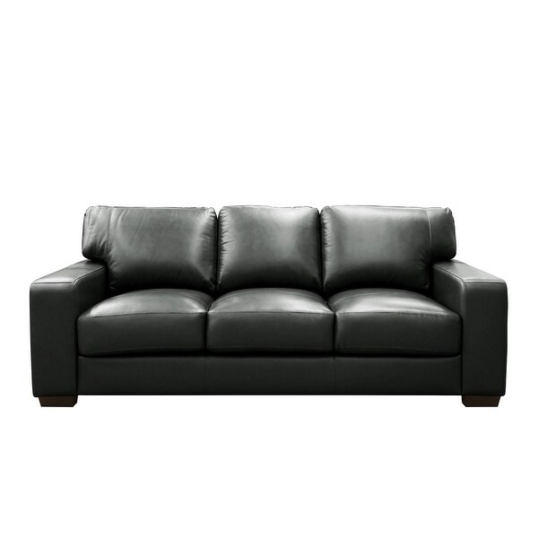 Bordeaux Leather Match Sofa，Loveseat，Armchair and Ottoman