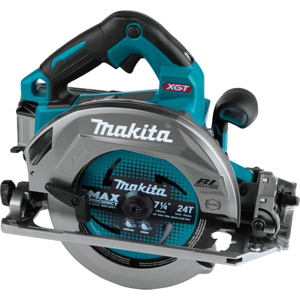 Makita 40V max XGT 7 1/4 Circular Saw Brushless Cordless Kit with Guide Rail Compatible Base