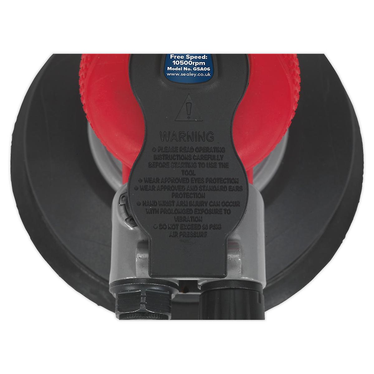 Sealey Gsa06 Air Palm Random Orbital Sander ?150Mm Dust-Free Self-Contained