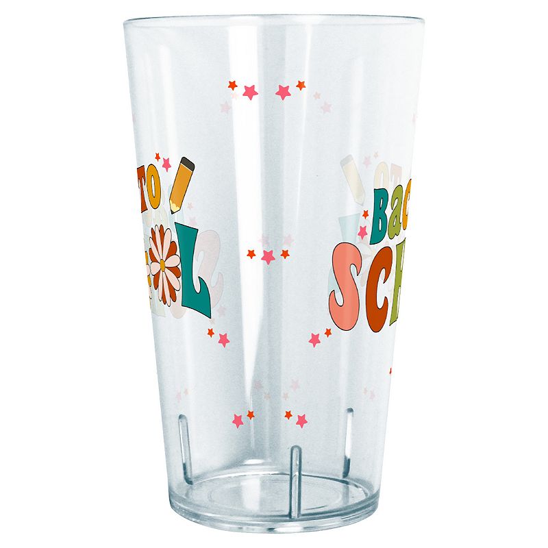 Back To School Retro Text 24 oz. Tritan Tumbler