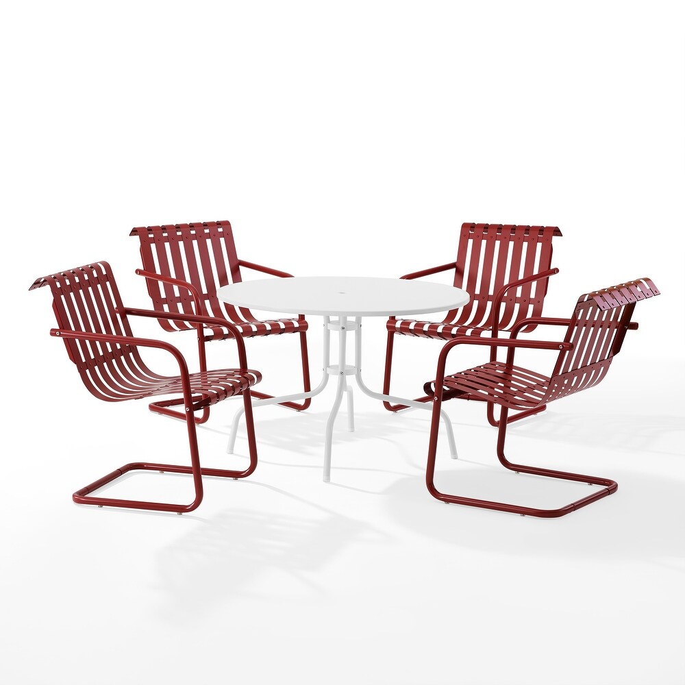 Gracie 5Pc Outdoor Metal Dining Set   93\