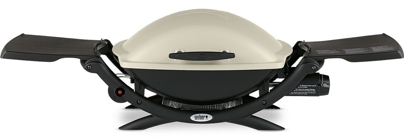 Weber Q 2000 Titanium Portable Liquid Propane Gas Grill