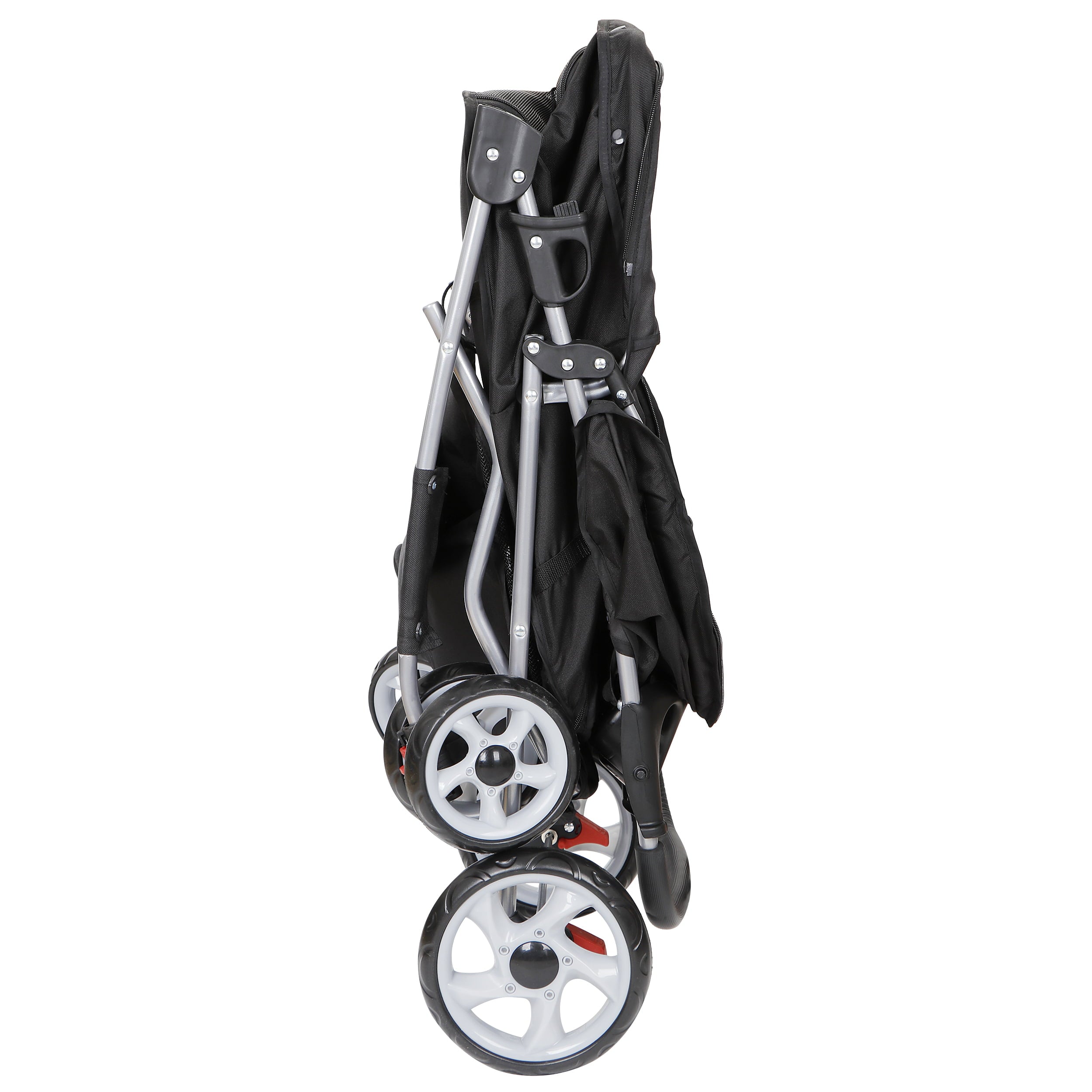 ZENY 4 Wheel Foldable Dog Pet Stroller - Black