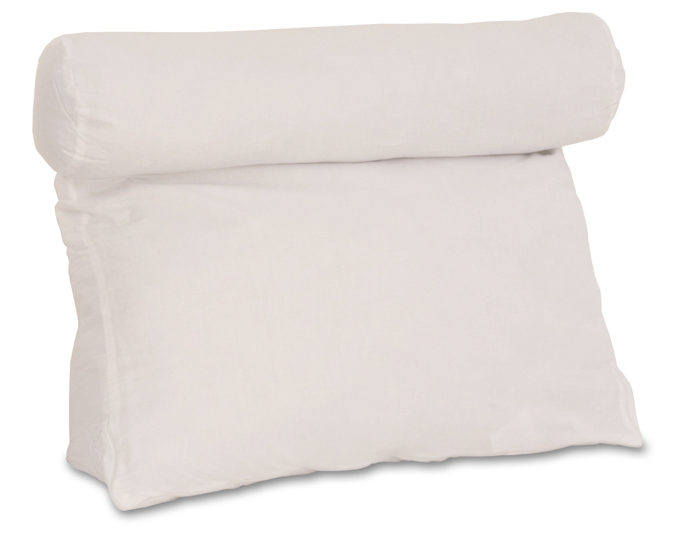 DeluxeComfort Relax In Bed pillow - Best Lounger Support Pillows with Neck Roll for Reading or Bed Rest