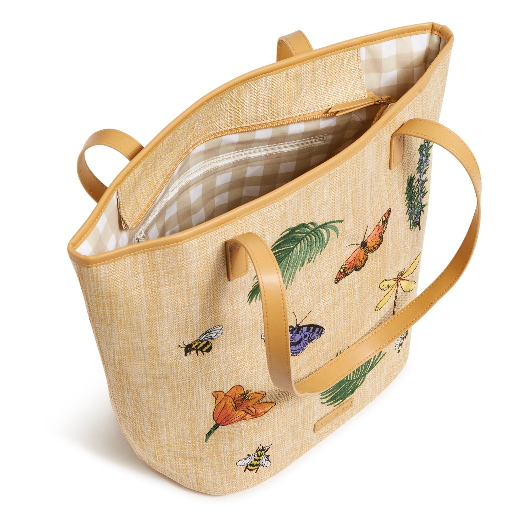 Straw Bucket Tote Bag