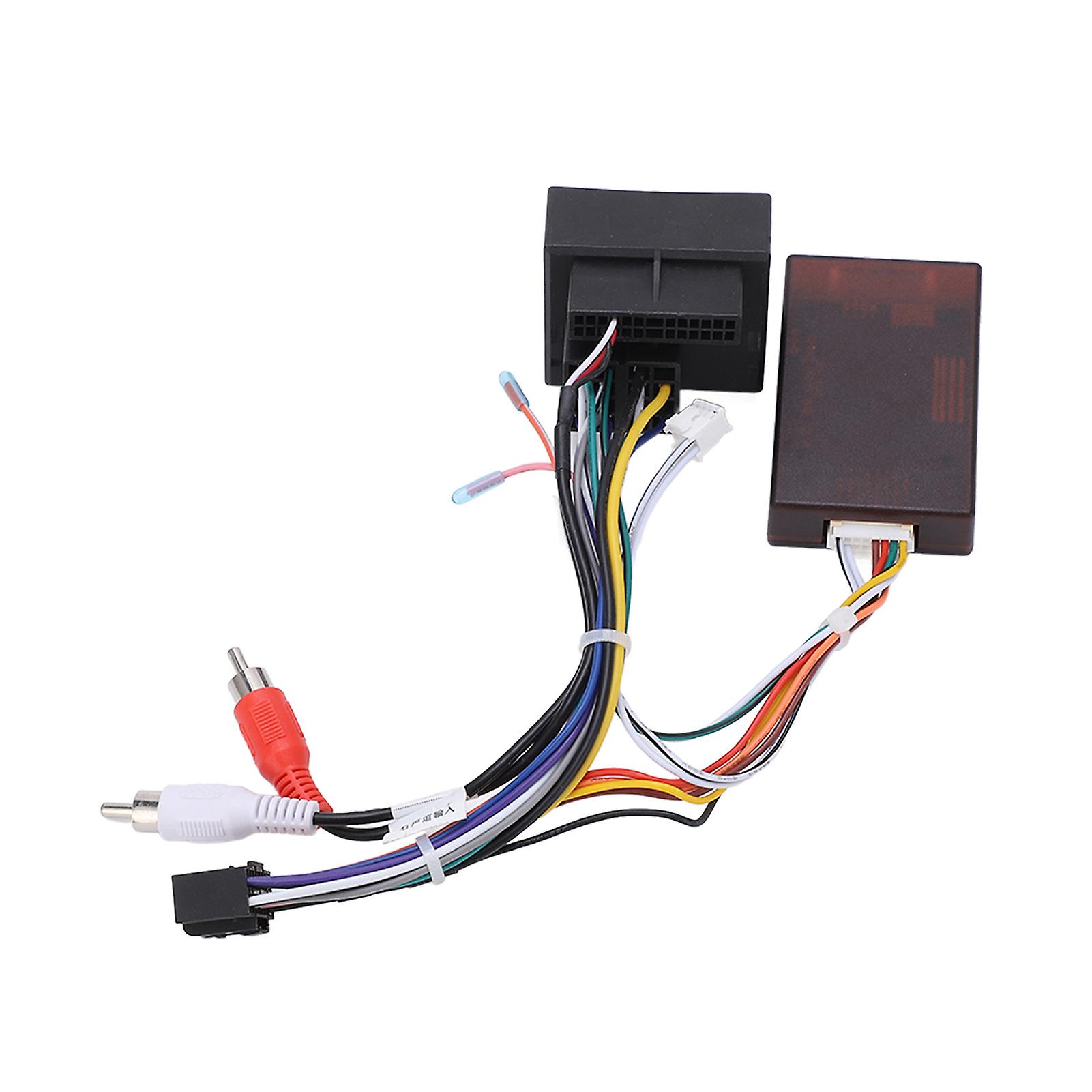 Radio Power Wiring Harness With Canbus Box For Android Navigation Replacement For Mercedes Benz B200 Viano 0818