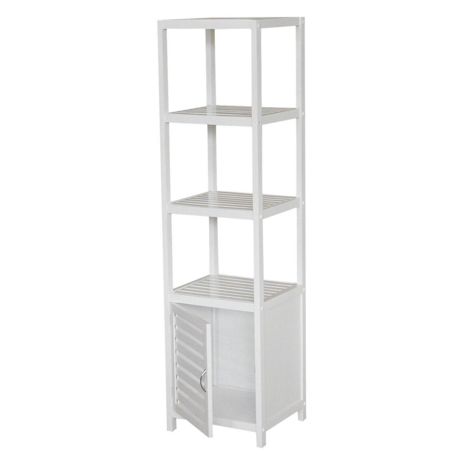 Gallerie Decor Bamboo Natural Spa 5 Shelf Tower/Cabinet