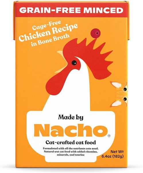 Made by Nacho Cage-Free Chicken Recipe in Bone Broth Minced Wet Cat Food