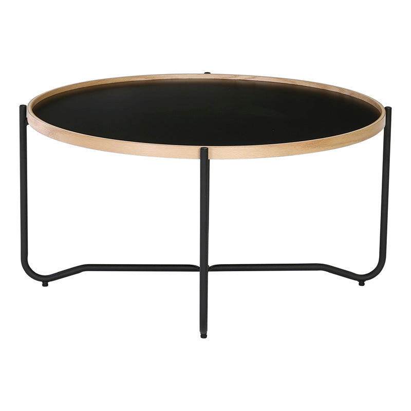 TANIX Coffee Table - Round - Black