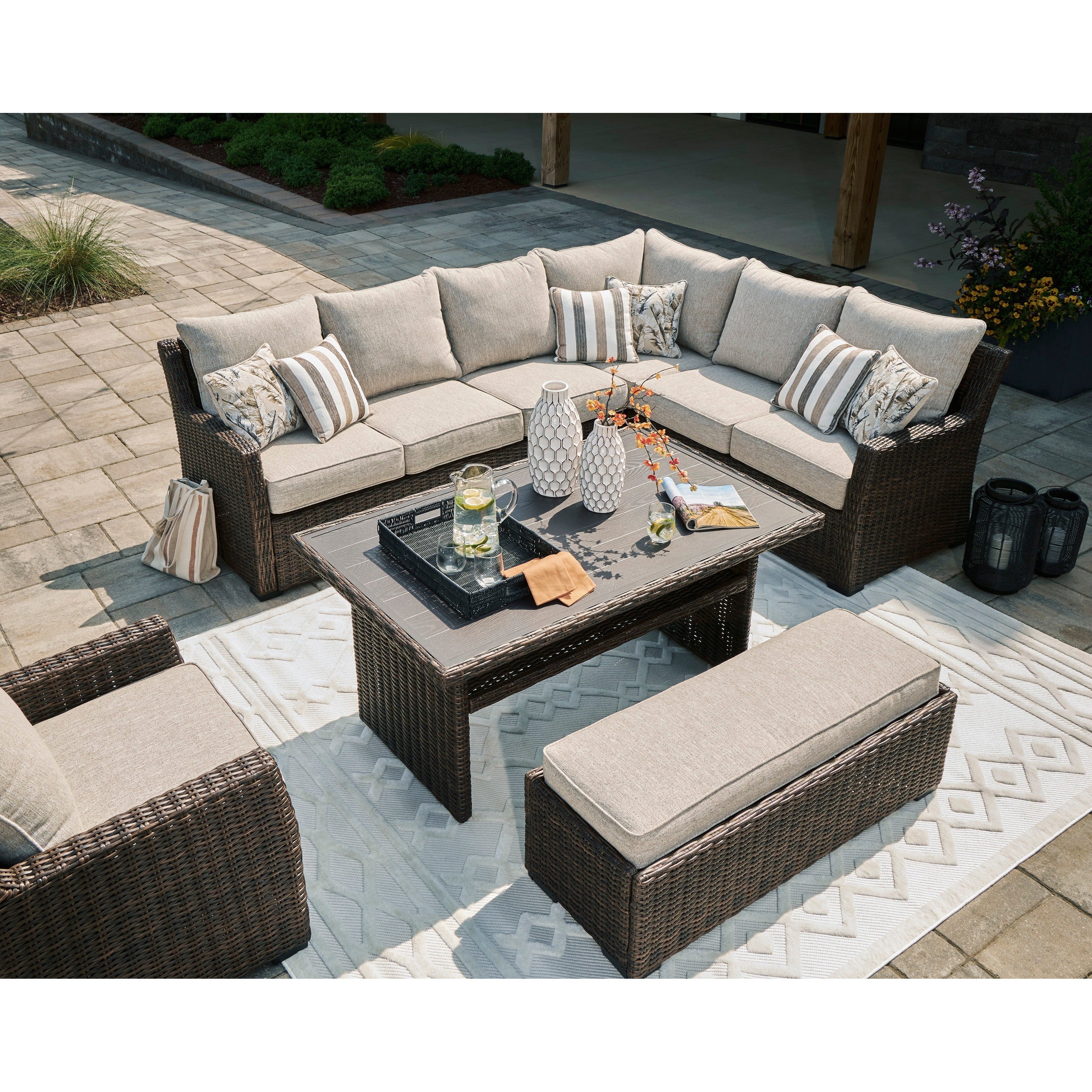 Sausalito Outdoor Comfy Banquette Seating Sets - New Design for 2024