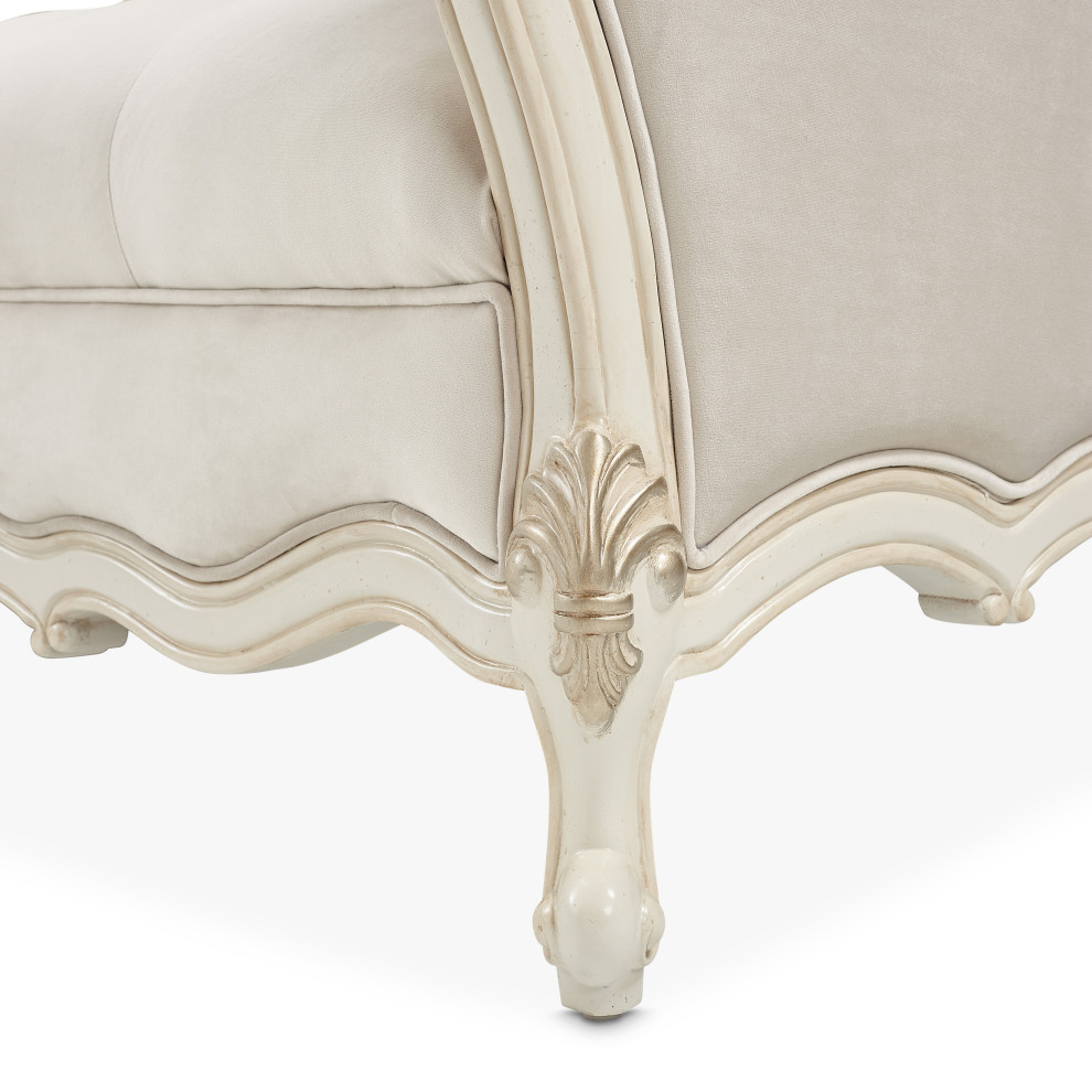 Lavelle Classic Pearl Sofa  Ivory   Victorian   Sofas   by HedgeApple  Houzz