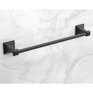 Glacier Bay Lorent 18 in. Towel Bar in Matte Black BTH-018-112