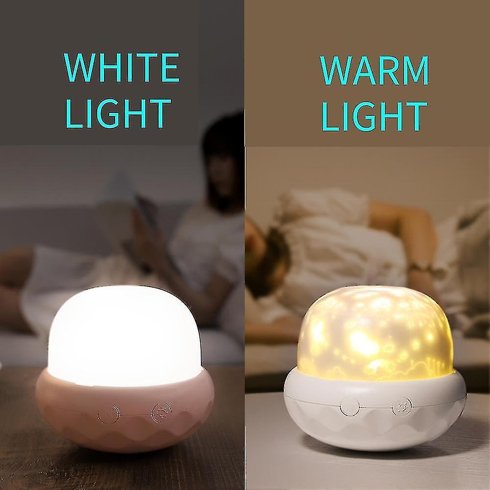 Mushroom Blossoming Projection Lamp Three-color Atmosphere Lamp