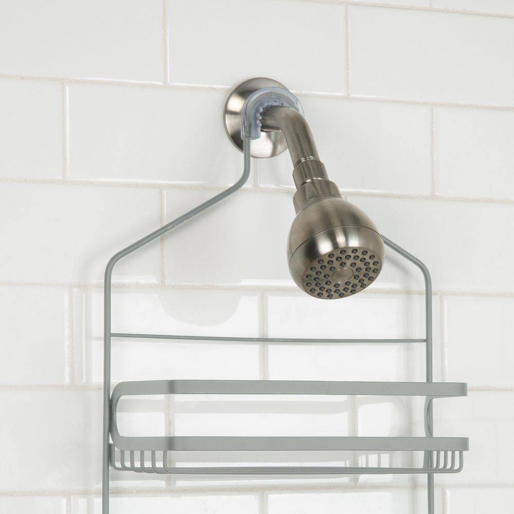 Bath Bliss Cottage Collection Deluxe Shower Caddy in Grey 10126-GREY