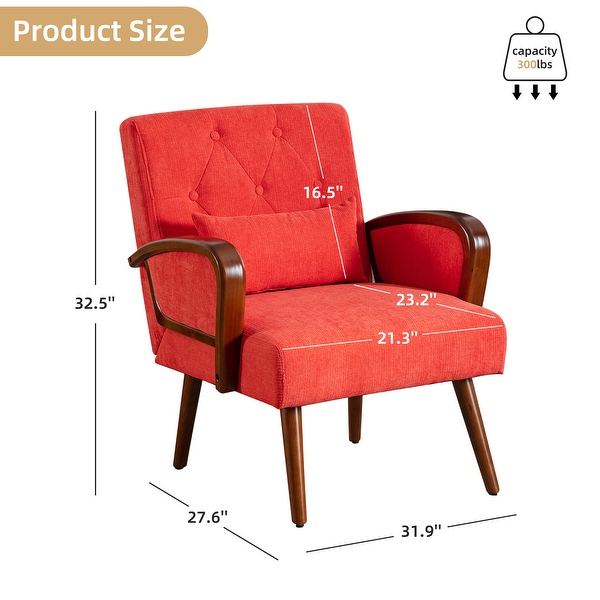 Ebello Accent Upholstered Armchair for Living Room