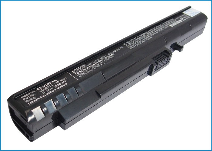 Acer Aspire One Aspire One 531H Aspi Black 2200mAh Replacement Battery BatteryClerkcom Laptop and Notebook