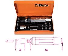 Beta 012950108 Impact Screwdriver /w 14 Insets And 1 Socket Holder 1/2 DR