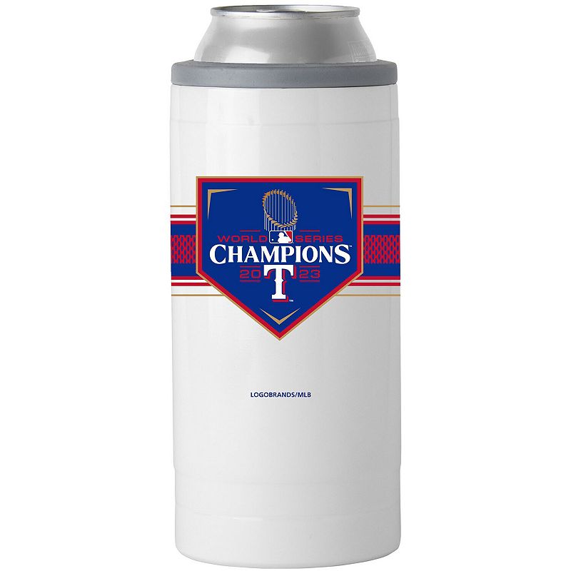 Texas Rangers 2023 World Series Champions 12oz. Slim Can Coolie