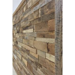 1 in. x 39.5 in. x 11.5 in. Reclaimed Natural American Barn Wood Wall Panel ABC-BRN-WOOD