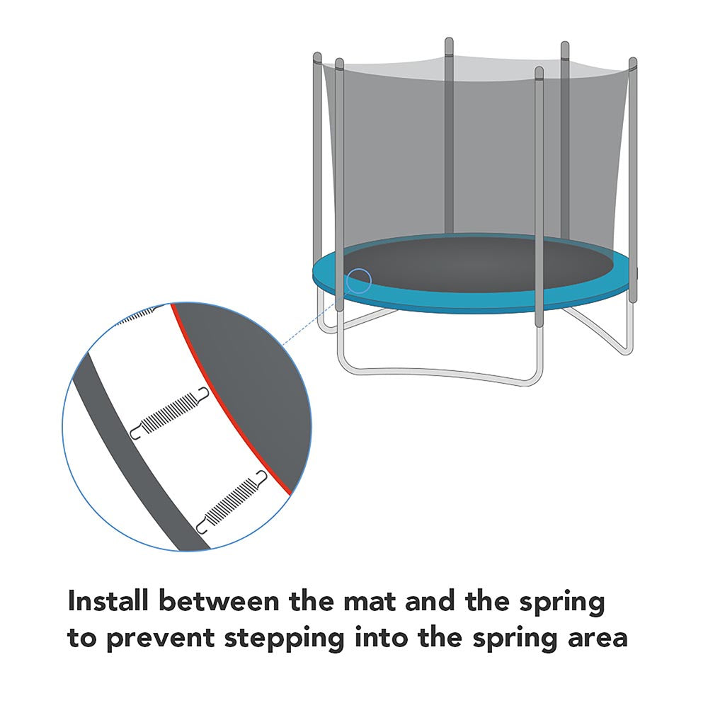 Yescom Trampoline Net Enclosure Safety for 12ft 14ft 15ft Frame