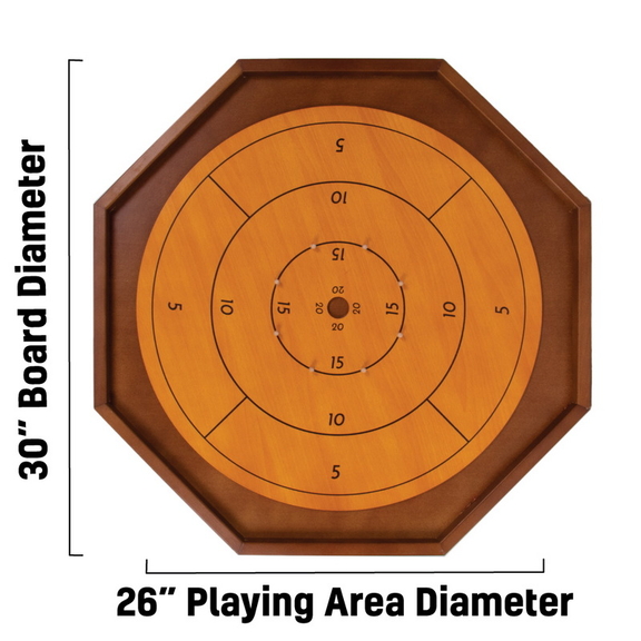 Brybelly Tournament Crokinole Board  30 inch