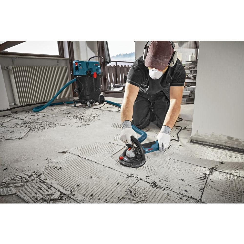 Bosch 12.5 Amp Corded 5 in. Concrete Surfacing Grinder with Dedicated Dust Collection Shroud CSG15