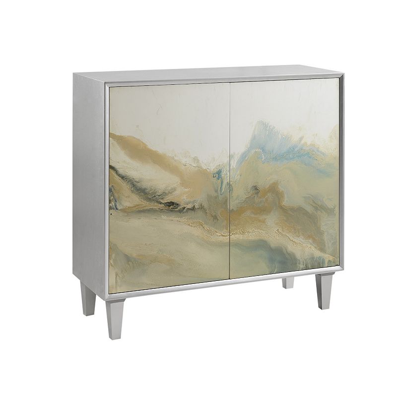 Madison Park Chandler Abstract Modern Storage Cabinet