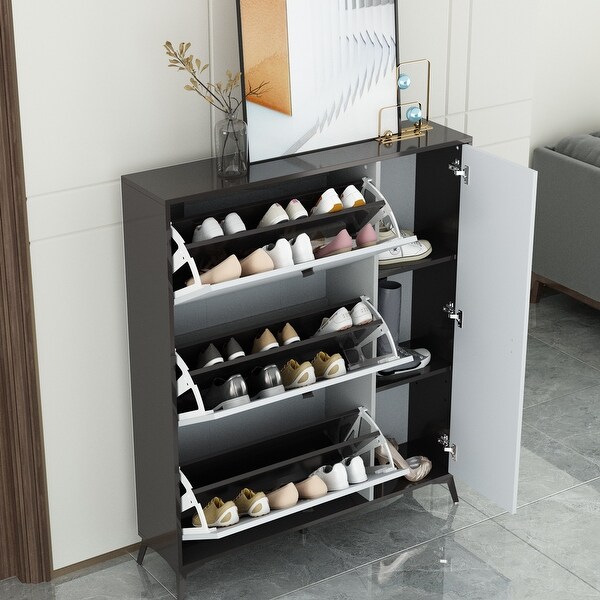 Shoe Storage Cabinet Shoe Storage Organizer Cabinet Entryway Hallway - - 36136509