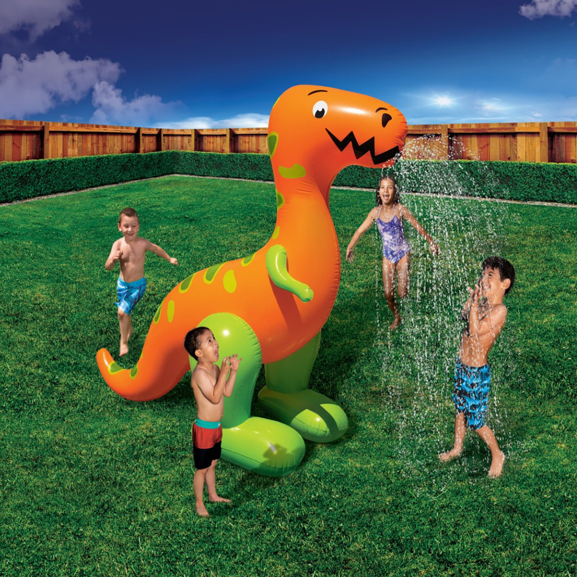 Banzai Inflatable T-Rex Terror Mondo Sprinkler