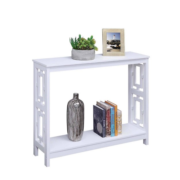 Town Square Console Table With Shelf Breighton Home