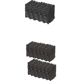 Siemens 15 Amp Single Pole (12-Pack) and 20 Amp Single Pole (24-Pack) Circuit Breakers BUNQU