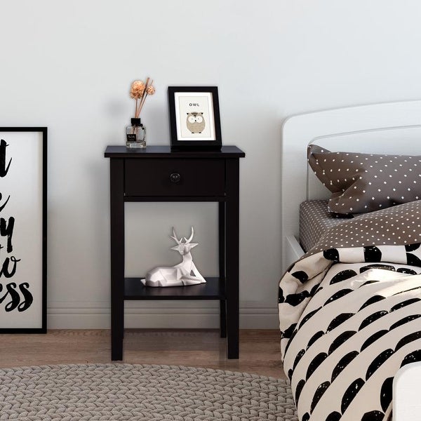 Bedroom Floor-standing Storage Table with a Drawer