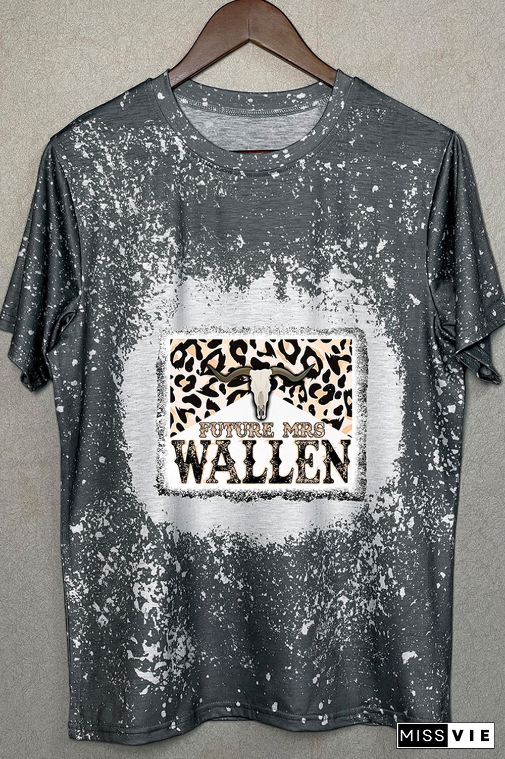 Retro Wallen Bull Skull Graphic Tee